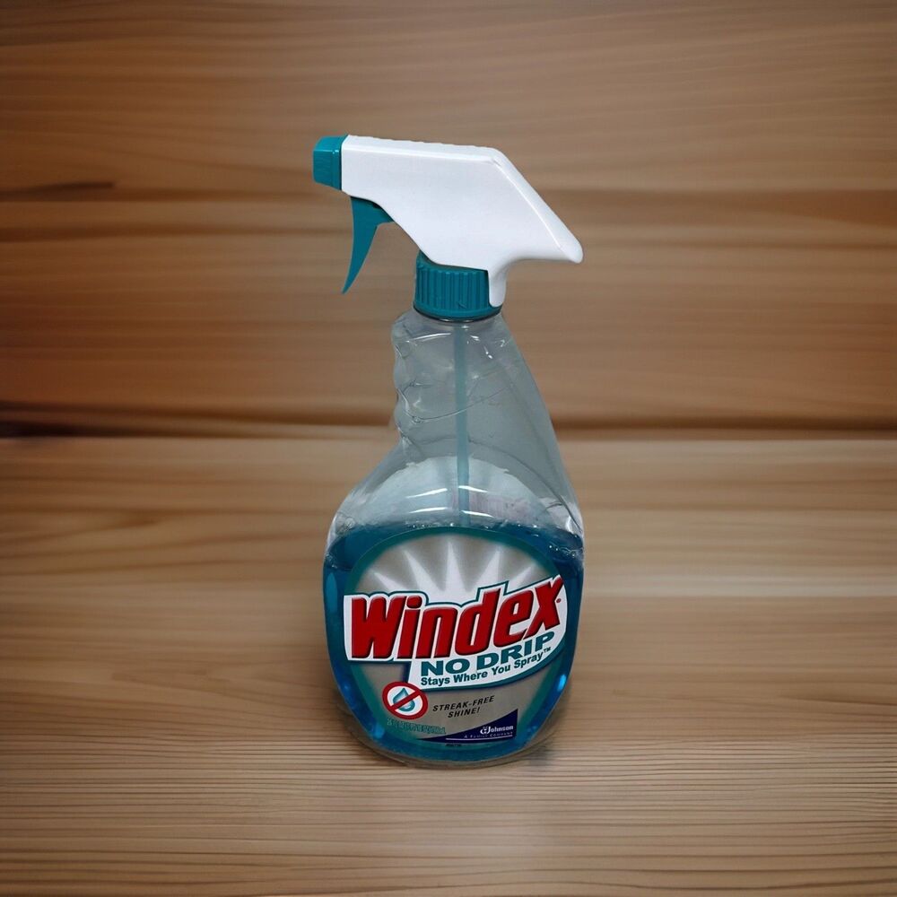 Windex No Drip Foaming Action 26 Fl‎ Oz 2002 Discontinued Bottle 60% Full